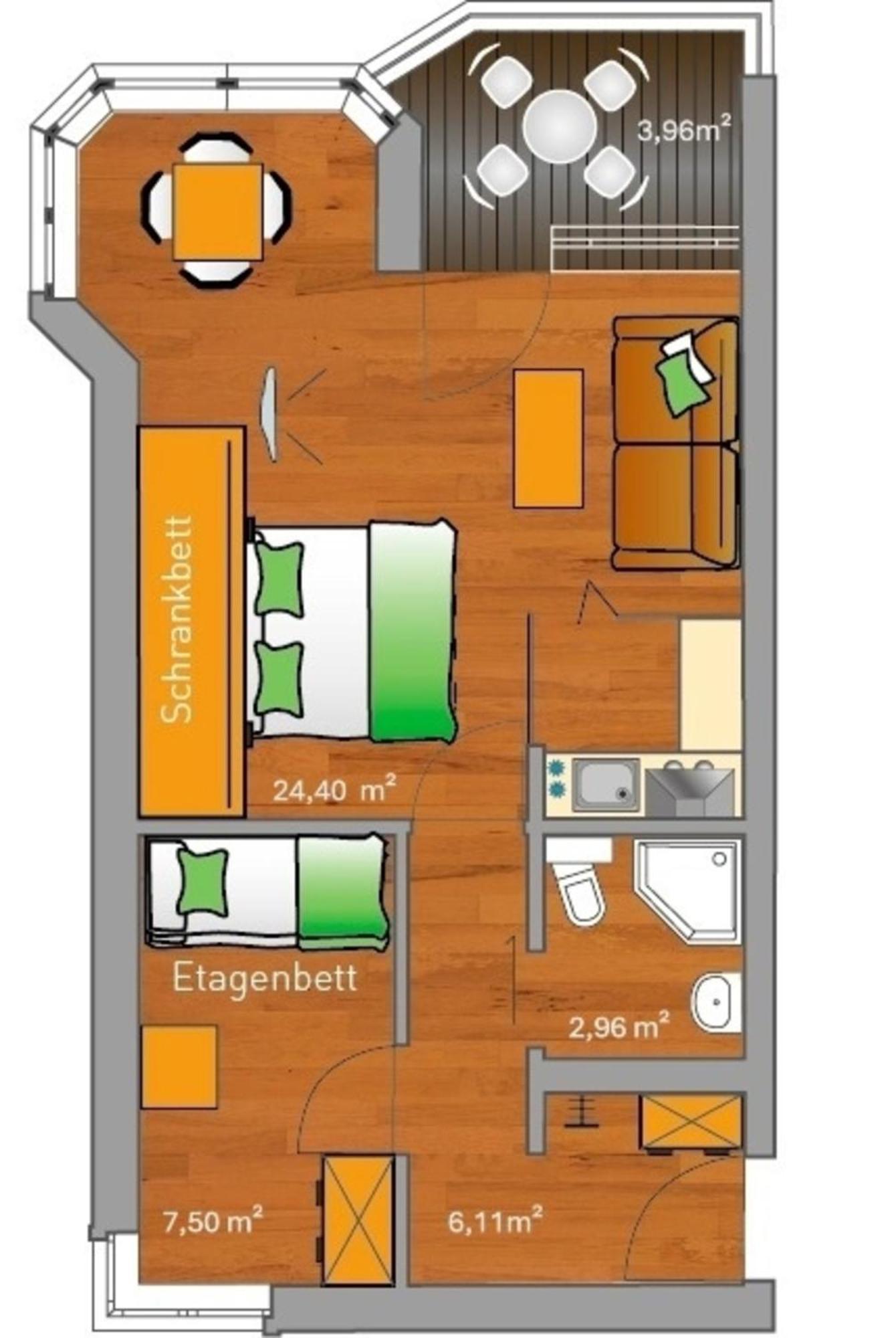 Апартаменты Ancora Marina Haus 1 Nr 03, Typ 1 Нойштадт  Экстерьер фото